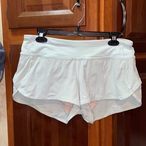 0821 Lululemon women’s speed  shorts size 8